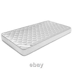 Matelas hybride à ressorts ensachés et en mousse à mémoire de forme, format simple, petit double, king