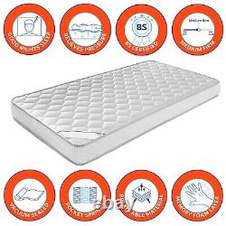 Matelas hybride à ressorts ensachés et en mousse à mémoire de forme, format simple, petit double, king