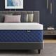 Matelas Hybride De Luxe &agrave; Ressorts Ensach&eacute;s Et Mousse &agrave; M&eacute;moire De Forme Orthop&eacute;dique, Fermet&eacute; Moyenne, Pour Chambre &agrave; Coucher