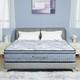 Matelas King Size 5 Pieds, Matelas Hybride &agrave; M&eacute;moire De Forme Et Ressorts Ensach&eacute;s, Orthop&eacute;dique