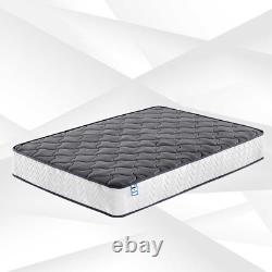 Matelas orthopédique en mousse à mémoire de forme de luxe avec ressorts ensachés en 3FT 4FT 4FT6 5FT