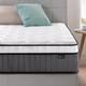 Matelas Simple 3 Pieds En Mousse &agrave; M&eacute;moire De Forme Et Ressorts Ensach&eacute;s (90 X 190 Cm), Hauteur 25 Cm