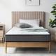 Matelas Simple à Ressorts Ensachés Et En Mousse à Mémoire De Forme 90x190cm/3x6.2ft Heig