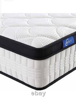 Matelas simple de 12 pouces 3ft soulageant les douleurs dorsales, en mousse à mémoire de forme à ressorts ensachés hybride