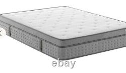 Mousse à mémoire crépusculaire Matelas super king 6FT à ressorts ensachés hybride 4000 RRP £849