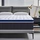 Sezmoonsi Matelas Double 4ft6, Matelas à Mémoire De Forme En Gel De 10,6 Pouces Avec Ressorts Ensachés